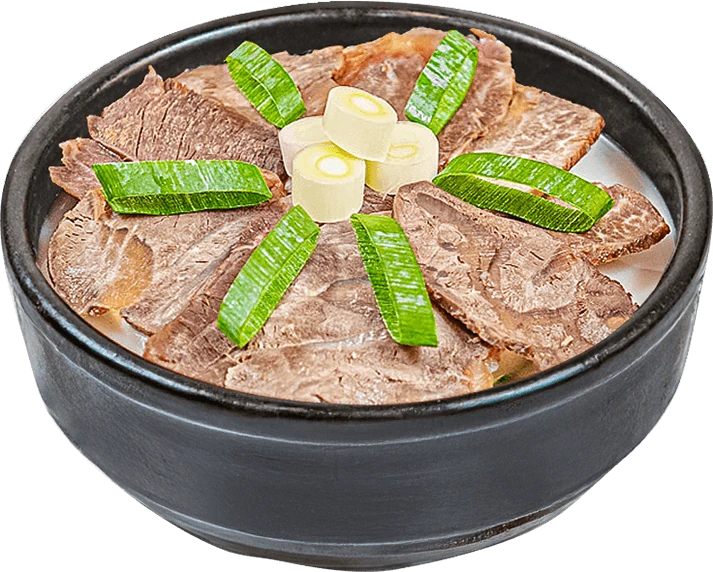 하가네 한우곰탕 완성 그릇